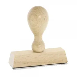Datenschutzstempel - Holzstempel (70x20 mm) Textstempel