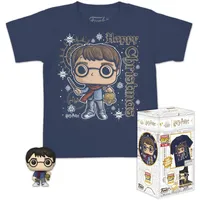 Funko Pocket Pop! & Tee: Harry Potter: Holiday Harry - XL - T-Shirt - Kleidung mit Vinyl-Minifigur Zum Sammeln - Geschenkidee - Spielzeug und Kurzärmeliges Top Für Erwachsene Männer und Frauen