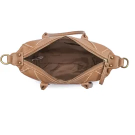 COLLEZIONE ALESSANDRO Patches Schultertasche Polyurethan Brown