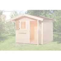 Weka Fensterladen 1-seitig für Fenster 69x79 cm Beige