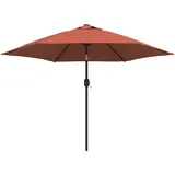 vidaXL Sonnenschirm Ø 300 cm Terracotta-Rot