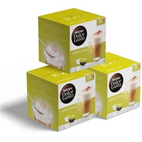 Kaffeekapseln geeignet für Dolce Gusto®-Set NESCAFÉ Dolce Gusto Cappuccino, 3 x 15 + 15 Stk.