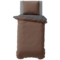 One-home Biber Bettwäsche Winter Baumwolle Uni Kuschelig Flauschig Warm