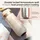 yiweog Tragbarer French-Press-Reisebecher 320 ml 2 Tassen Beige/Rot