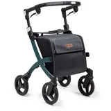 Rollz Flex 2.0 Rollator Einkaufsrollator faltbar Jungle Green 20 kg Zuladung 62 cm Sitzhöhe