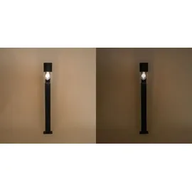esotec Solarleuchte Aluminium 100,0 cm 1 Stück schwarz