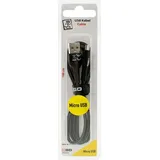 2Go USB Ladekabel Micro USB schwarz