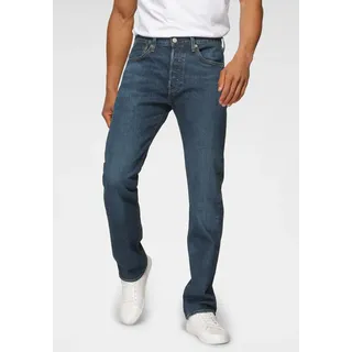 Levi's 501 Original Straight Fit dark indigo - worn in 32/30