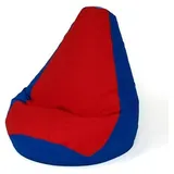 go gift Sitzsack, Granatrot, 140 x 100 cm, Birne