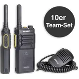 Maas Elektronik Team-Set PT-375 KEP-360-K 150114 PMR-Handfunkgerät 10er Set,