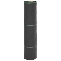 vidaXL Unkrautvlies Schwarz 0,5 x 100 m