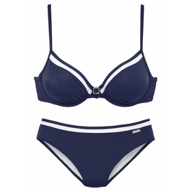 LASCANA Bügel-Bikini navy / weiß 38