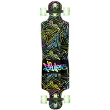 NoRules Longboard "Neon" in Schwarz - ab 6 Jahren
