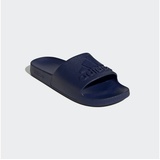 adidas Unisex Adilette Aqua Logo Slide Sandal, Dark Blue/Dark Blue/Dark Blue, 42 EU - 42 EU