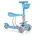 Moni Bubblegum 2 in 1 Blau/Grau