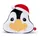Trudi Pinguin-Kissen 38 x 36 x 9 cm Bunt