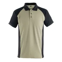Mascot Bottrop Polo-shirt Größe 4XL, hellkhaki/schwarz