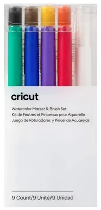 - brush pen and marker set (pack of 9)