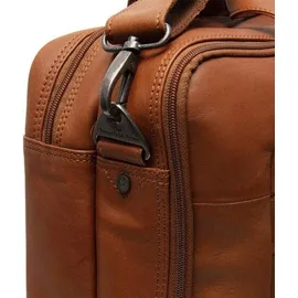 The Chesterfield Brand Wax Pull Up Aktentasche Leder 44 cm Laptopfach braun