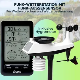 casativo Profi Funk-Wetterstation Solar 100m