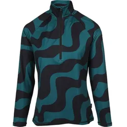 BRUNOTTI Damen Rolli Galena-Groovy Fleece, Groovy Swirl Evergreen, L