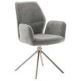 MCA Furniture Esszimmerstuhl »GREYTON«, Chenille, grau