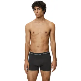 Marc O'Polo Boxershorts Essentials schwarz/weiß M 3er Pack