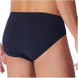 SCHIESSER Minislip Uncover Cotton blau M 3er Pack