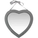 Atmosphera - Herzspiegel Alexia 40x40cm - Grau