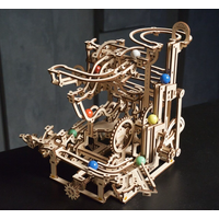 UGEARS MURMELBAHN MIT STUFENWINDE  Bausatz Mechanisches 3D Holzpuzzle Holzmodell