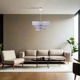 Opviq 1-flg. 40 cm zylindrisch grau silber
