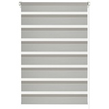 GARDINIA EasyFix Doppelrollo grau 75 x 150 cm