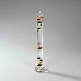 SDL Galileo Thermometer, 44 cm, dekoratives Thermometer, Farbe