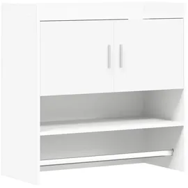 vidaXL Wandregal 80 x 36 x 80 cm Weiß
