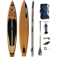 Light Board Corp SUP Set Tourer 412 x 76 x 15 cm braun