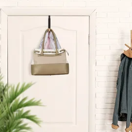 Relaxdays Türhaken Klappbar Schwarz