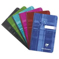 Clairefontaine Kladden Metric 9 x 14 cm Softcover 96 Blatt kariert Blau 1 St.
