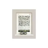 HOME WOHNIDEEN Magnetrollo RANA mit Ausbrenner-Motiv, weiß , Maße cm, B: 45 H: 130