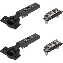 Blum 110° CLIP top BLUMOTION Scharnier-Sets zum Anschrauben, Eckanschlag, Anzahl 2