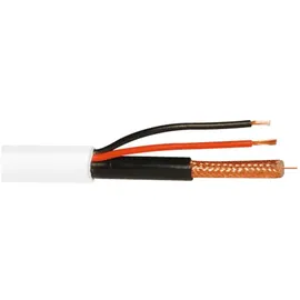 ABUS KA9002 Audio, Video Kabel 50.00m Weiß