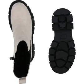 VAN HILL Damen Plateau Boots Stiefeletten Profil-Sohle Stiefel Schuhe 839534 - 38 - schwarz/beige