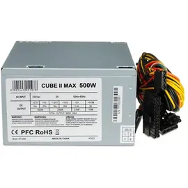 iBox CUBE II Silber 20+4 pin ATX,