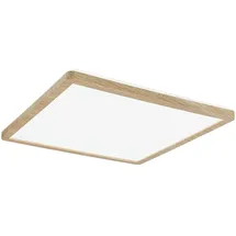 Paulmann LED Deckenleuchte Atria Shine Backlight Holzoptik eckig 29,3 x 29,3 cm