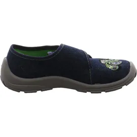 Fischer Markenschuh Hausschuh Feuerwehr Blau 35