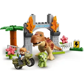 LEGO Duplo Ausbruch des T. rex und Triceratops 10939