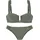 LASCANA Bandeau-Bikini Damen Grün 40 Cup A/B