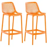 CLP 2er Set Barhocker Air orange