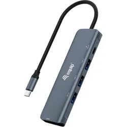 Equip USB-C 5-in-1 Multifunktionsadapter, HDMI, USB 3.2 Gen1, 100W USB PD, USB 3