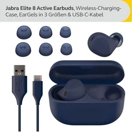 JABRA Elite 8 Active navy blau