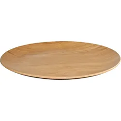 Wood rundes Holztablett 34 cm